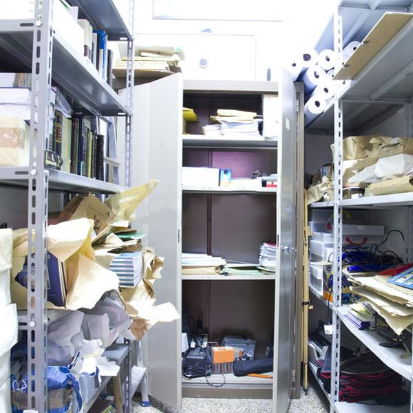 messy stock room