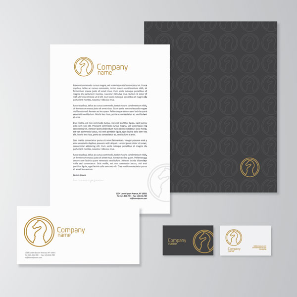 business letterheads and cards